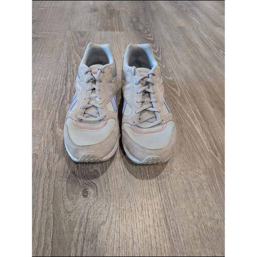 Reebok GL 1000 Grey Suede Pastel Pink Blue Retro Heritage Lifestyle Sneakers
